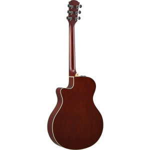 Yamaha APX600 NA Thin Body Acoustic-Electric Guitar, Natural