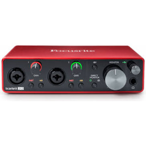 Focusrite Scarlett 2i2 (3rd Gen) USB Audio Interface with Pro Tools