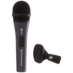 Sennheiser E825-S Handheld Cardiod Dynamic Microphone with On/Off Switch ideal for vocal and instrument miking and club PA.