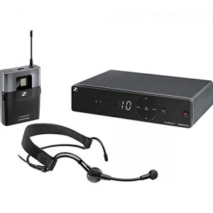 Sennheiser XSW 1-ME3-C Wireless Cardoid HeadSet Microphone system. Easy to use all-in-one wireless system for singers, presenters, wind instruments. Ideal for Speech, classroom, Conference application