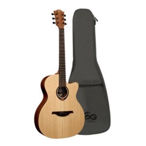 Lag Tramontane T70ACE Auditorium Cutaway Acoustic-Electric Guitar