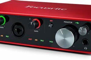 Focusrite Scalett 4i4 Third-Generation 4-in,4 Out USB Audio Interface