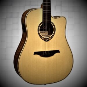 LAG T318DCE Dreadnought Cutaway ElectroAcoustic Guitar With Gig Bag