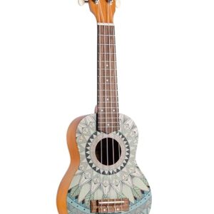 BAMBOO UKELELES U-23 JADE NEW GENERATION SERIES MANDALA LINE